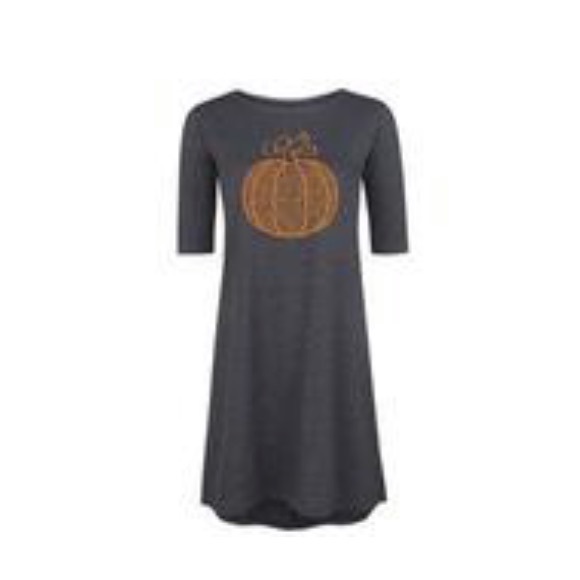 Halloween Airwaves Half Sleeve Fall  pumpkin Dress - Picture 7 of 7